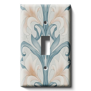Lily Flourish Decorative Light Switch Cover Plate Lily Flourish Decorative Light Switch Cover Plate