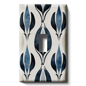 Midnight Petal Decorative Light Switch Cover Plate Midnight Petal Decorative Light Switch Cover Plate