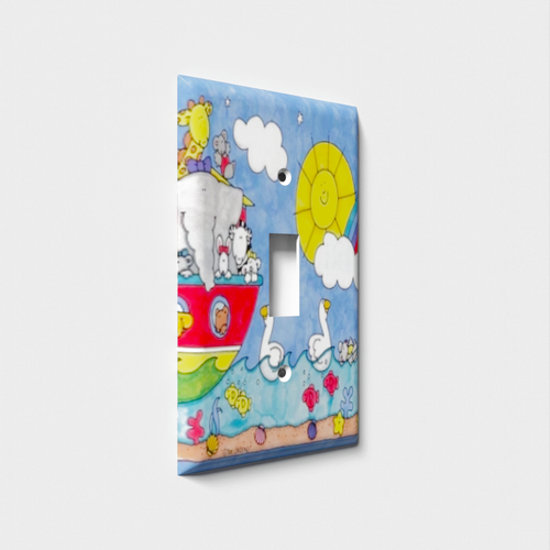 Animal Boat Party Decorative Light Switch Plate Cover