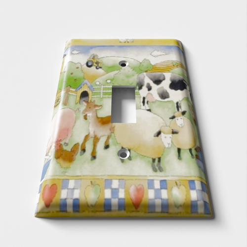 At The Farm Decorative Light Switch Plate Cover