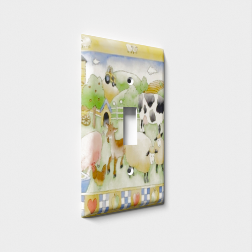 At The Farm Decorative Light Switch Plate Cover