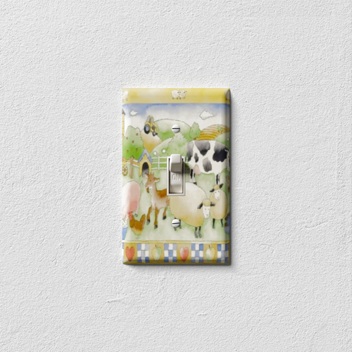 At The Farm Decorative Light Switch Plate Cover