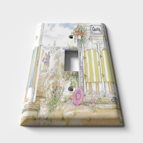 Beach Access Decorative Light Switch Plate Cover