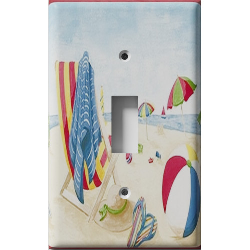 Beach Decorative Light Switch Plate Cover