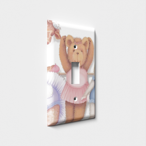 Bear Ballet Decorative Light Switch Plate Cover