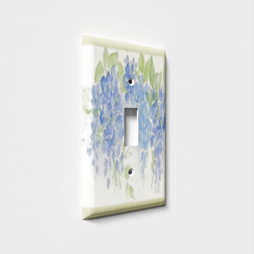 Blue Morning Decorative Light Switch Plate Cover