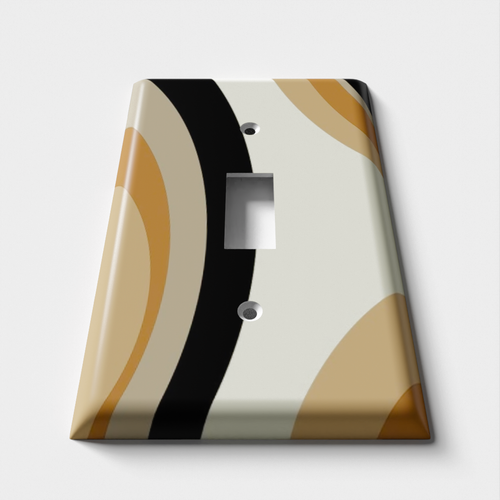 Brown Retro Decorative Light Switch Plate Cover