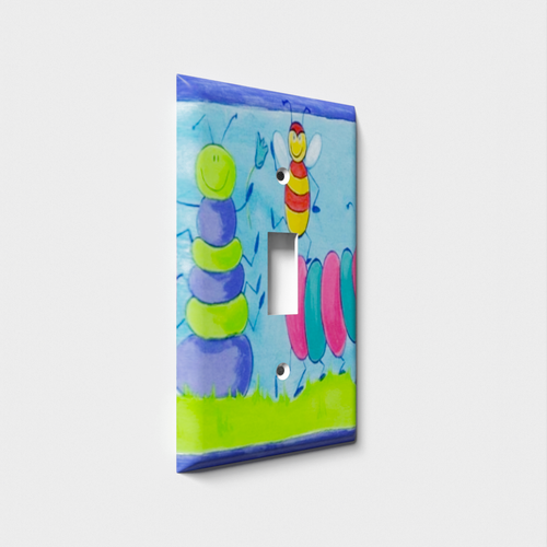 Bugs Decorative Kids Light Switch Cover