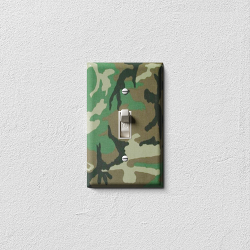 Camo Decorative Light Switch Plate Cover