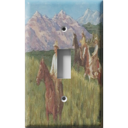 Cowboys Decorative Light Switch Plate Cover