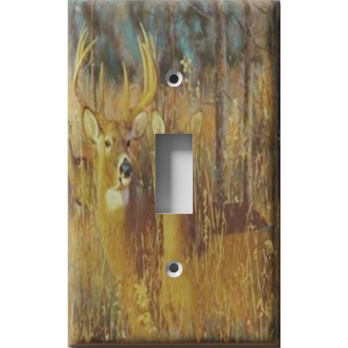 Deer Decorative Light Switch Plate Cover