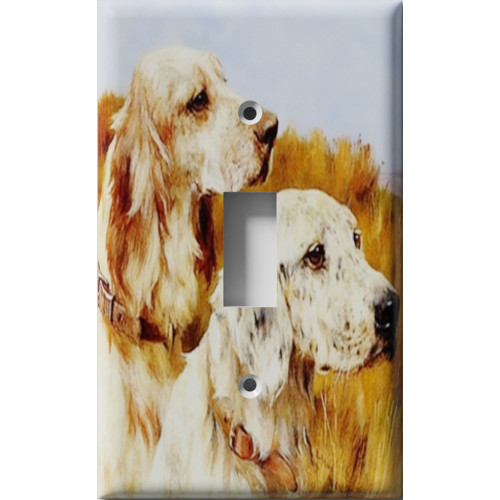 Dogs On Prairie Decorative Light Switch Plate Cover