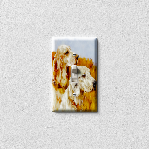Dogs On Prairie Decorative Light Switch Plate Cover