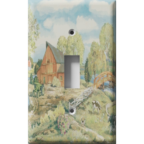 Down On The Farm Decorative Light Switch Plate Cover