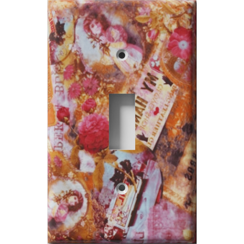 Flower Woman Decorative Light Switch Plate Cover