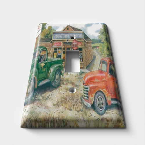 General Store Decorative Light Switch Plate Cover