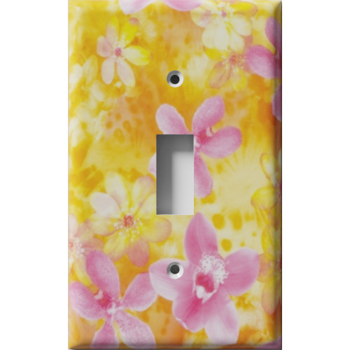 Gold Pink Assortment Decorative Light Switch Plate Cover
