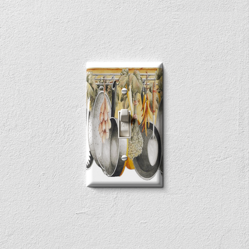 Hanging Cookware Decorative Light Switch Plate Cover