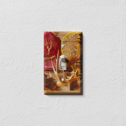 Hunting Antlers Decorative Light Switch Plate Cover