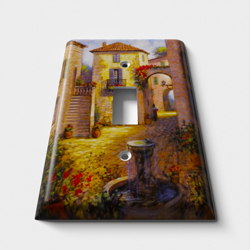 Italy Square Decorative Light Switch Plate Cover