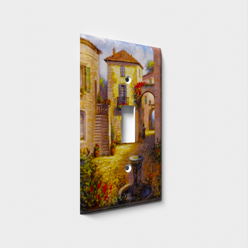 Italy Square Decorative Light Switch Plate Cover