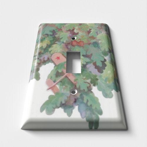 Kite In Tree Decorative Light Switch Plate Cover