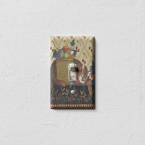 Lazy Cat Decorative Light Switch Plate Cover
