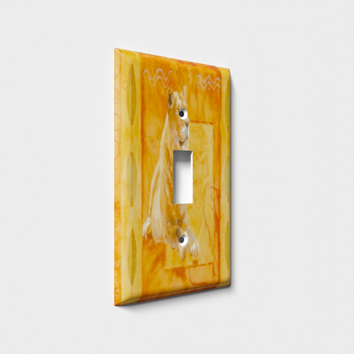 Lion Decorative Light Switch Plate Cover