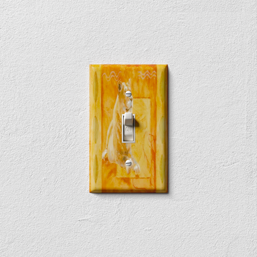 Lion Decorative Light Switch Plate Cover