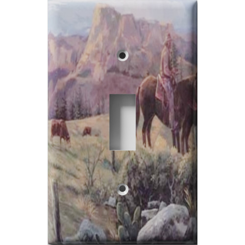 Marlboro Country Decorative Light Switch Plate Cover