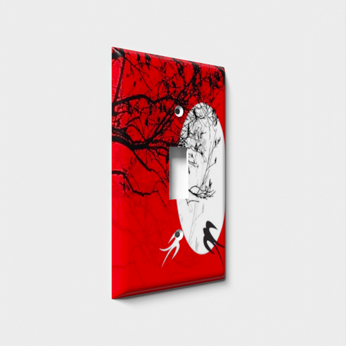 Oriental Birds Decorative Light Switch Plate Cover