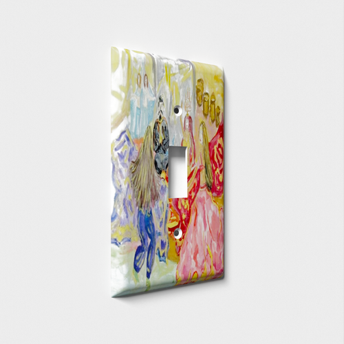 Oriental Painting Decorative Light Switch Plate Cover