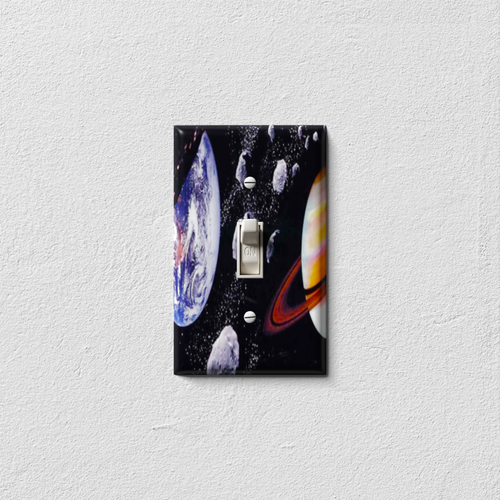 Outer Space Decorative Light Switch Plate Cover