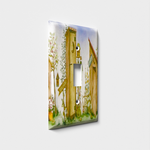 Outhouse Decorative Light Switch Plate Cover
