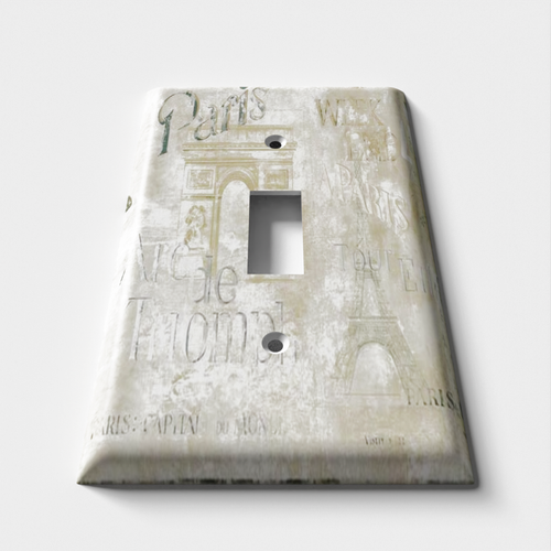 Paris Decorative Light Switch Plate Cover