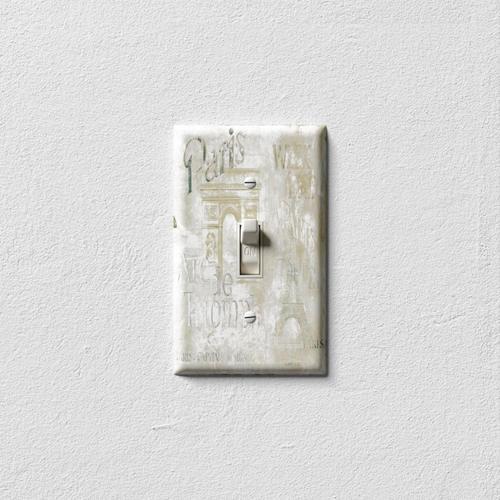 Paris Decorative Light Switch Plate Cover