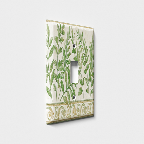 Plant Leaves Decorative Light Switch Plate Cover