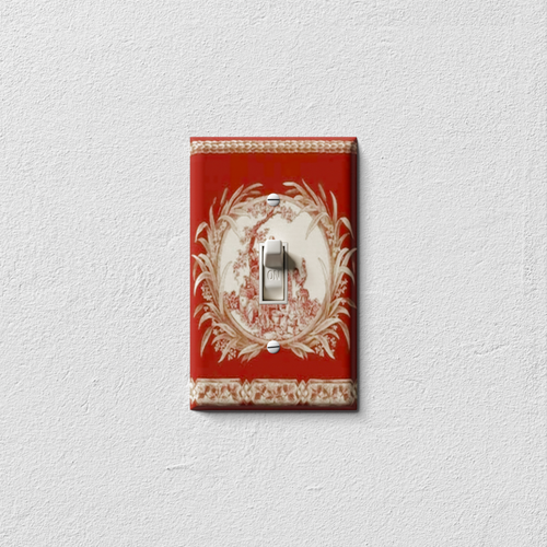 Red Rooster Decorative Light Switch Plate Cover