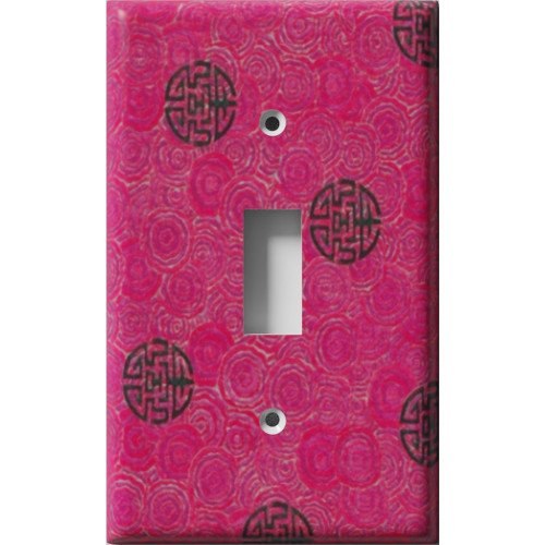 Red/Black Design Decorative Light Switch Plate Cover