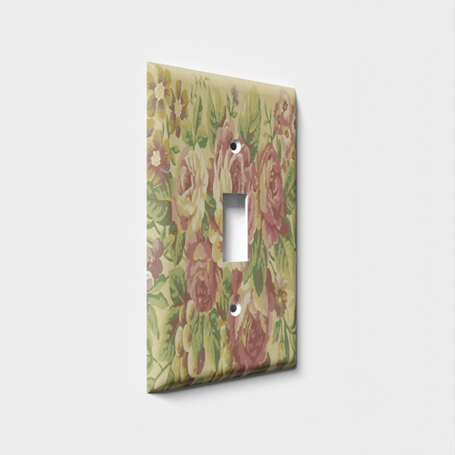 Rosy Hue Decorative Light Switch Plate Cover
