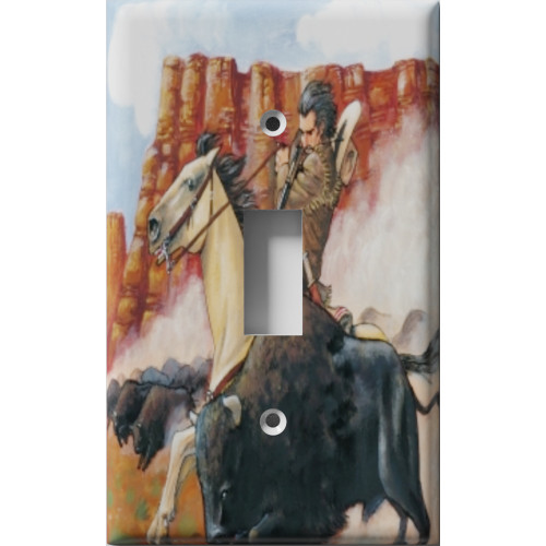 Rustler Decorative Light Switch Plate Cover