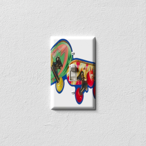 Skateboard Decorative Light Switch Plate Cover