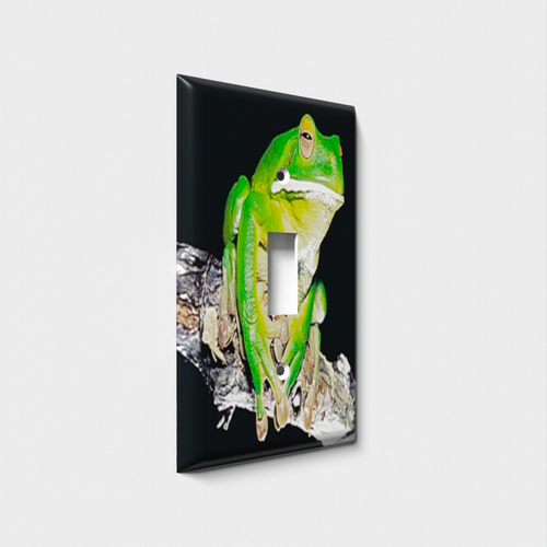 Snobby Frog Decorative Light Switch Plate Cover