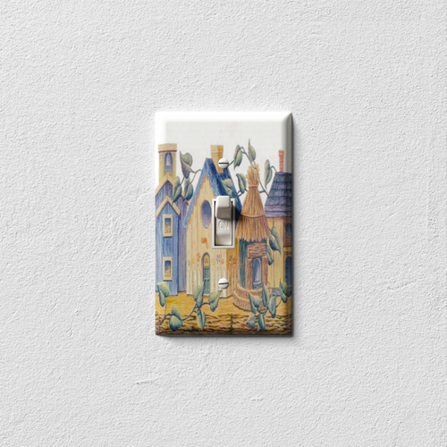 Storybook Hamlet Light Switch Plate Cover