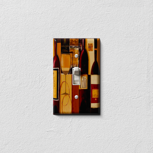 Wine Bottles Decorative Light Switch Plate Cover