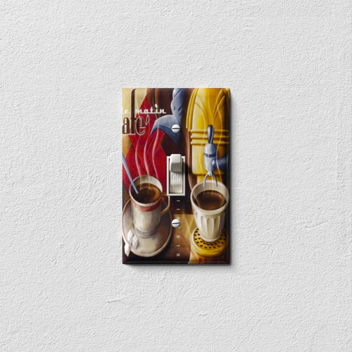 Coffee In Love Decorative Light Switch Plate Cover