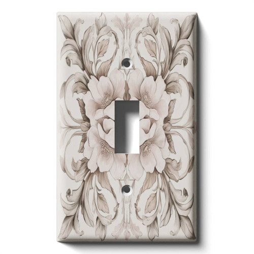 Blush Petal Elegance Decorative Light Switch Cover Plate