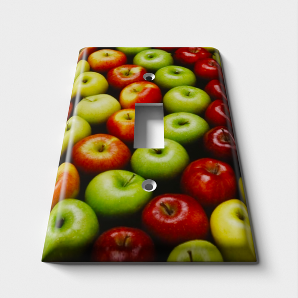 Colorful Apples Decorative Light Switch Plate Cover