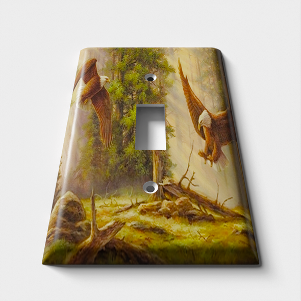 Eagles Decorative Light Switch Plate Cover
