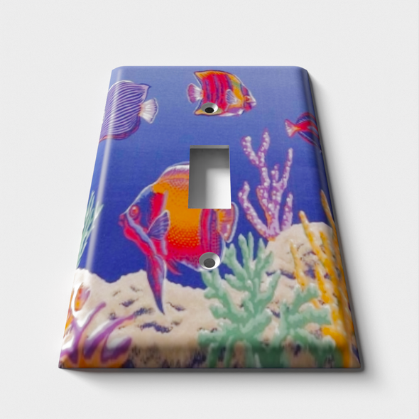 Fish Tank Decorative Light Switch Plate Cover
